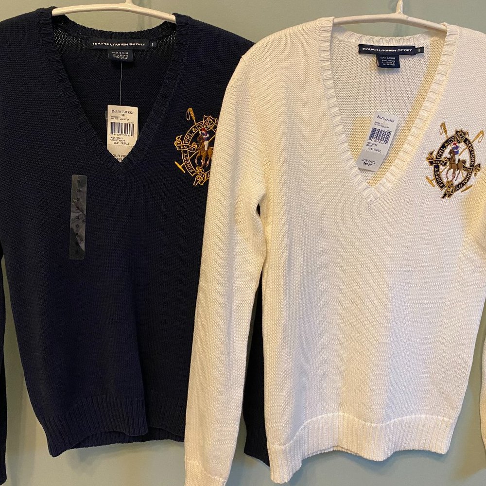 NWT Ralph Lauren Polo Sweaters, Size Small (XS)